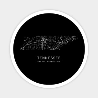 Tennessee State Road Map Magnet